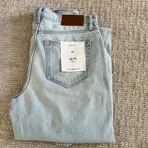 ALYX Women's Light Wash Boyfriend Jeans NWT
